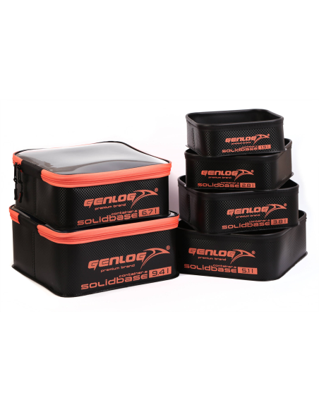 Zestaw 6 pojemników GENLOG EVA SOLID  C-28x28x12+5 GENLOG - 1