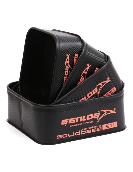 Zestaw 6 pojemników GENLOG EVA SOLID  C-28x28x12+5 GENLOG - 3