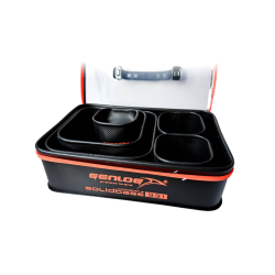 Zestaw 6 pojemników GENLOG EVA Solid Base Carbon GENLOG - 1