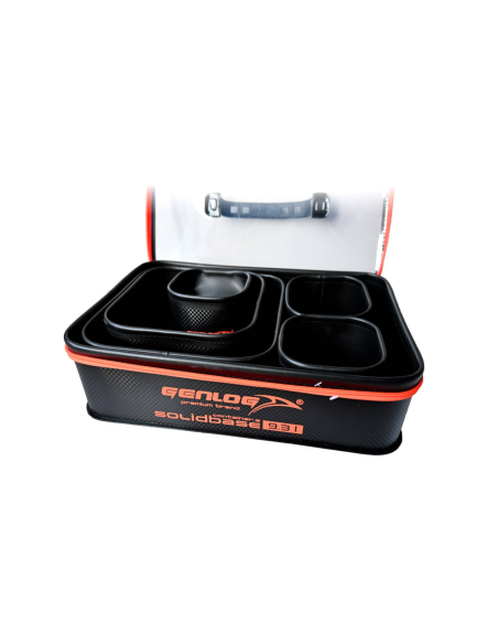 Zestaw 6 pojemników GENLOG EVA Solid Base Carbon GENLOG - 1