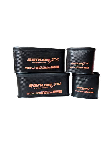 Zestaw 5 pojemników GENLOG EVA Solid Base Carbon GENLOG - 2