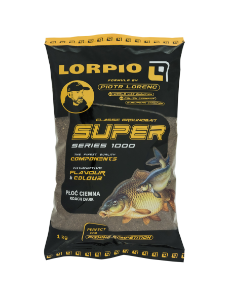 Zanęta Lorpio Super - PŁOĆ CIEMNA 1kg Lorpio - 1