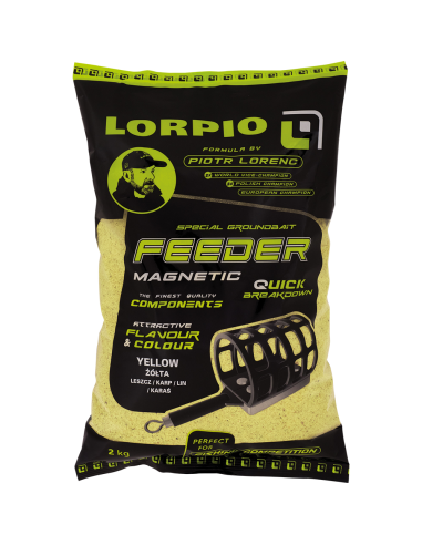 Zanęta Lorpio Feeder Magnetic - Yellow 2kg