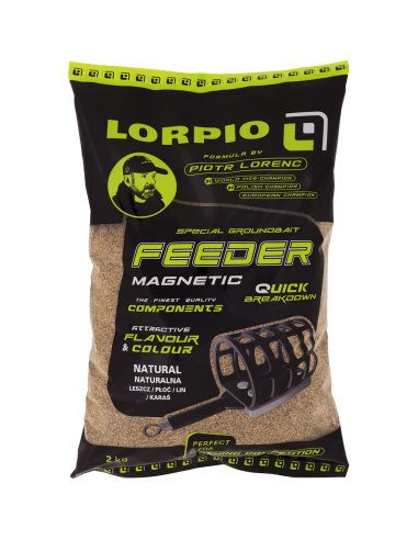 Zanęta Lorpio Feeder Magnetic - Natural 2kg