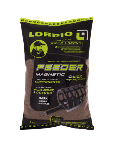 Zanęta Lorpio Feeder Magnetic - Dark 2kg