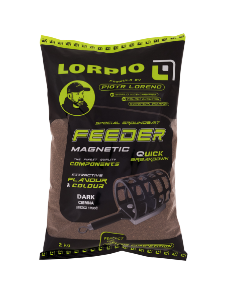 Zanęta Lorpio Feeder Magnetic - Dark 2kg Lorpio - 1
