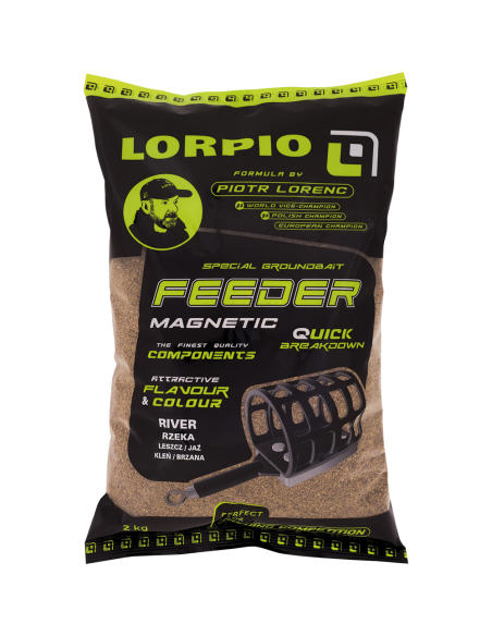 Zanęta Lorpio Feeder Magnetic - River 2kg Lorpio - 1