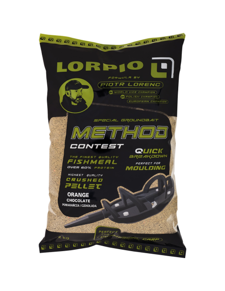 Zanęta Lorpio Method Feeder Contest - Orange & Chocolate 2kg Lorpio - 1