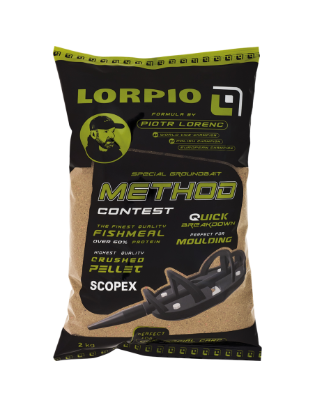 Zanęta Lorpio Method Feeder Contest 2kg - Scopex Lorpio - 1