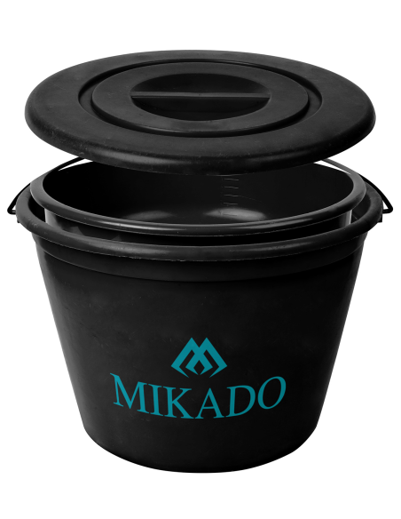 MIKADO Zestaw WIADRO do Zanęty MISKA I POKRYWA 25l MIKADO - 1