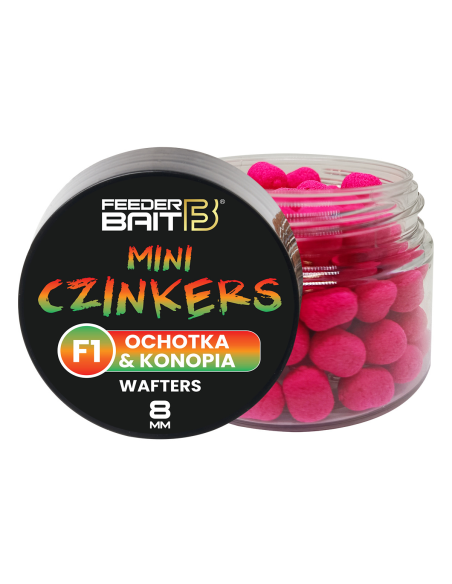 Feeder Bait Mini Czinkers Wafters  F1 Ochotka & Konopia 8mm FEEDER BAIT - 1 Feeder Bait Mini Czinkers Wafters  F1 Ochotka & Konopia 8mm FEEDER BAIT - 1