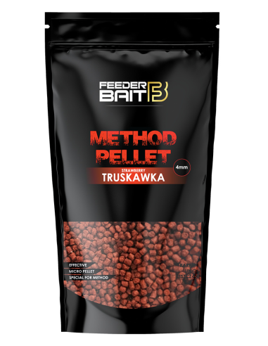 Feeder Bait Pellet 4mm 800g - Truskawka