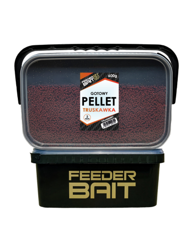 Gotowy pellet Feeder Bait 600g - 2mm Truskawka