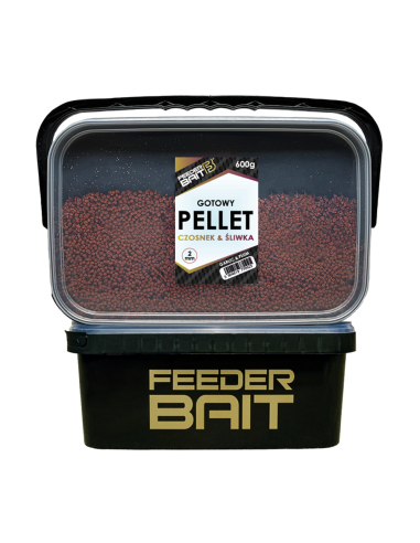 Gotowy pellet Feeder Bait 600g - 2mm Czosnek & Śliwka