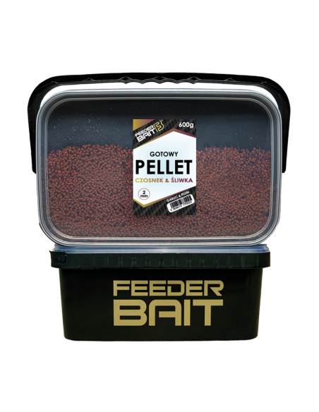 Gotowy pellet Feeder Bait 600g - 2mm Czosnek & Śliwka FEEDER BAIT - 1