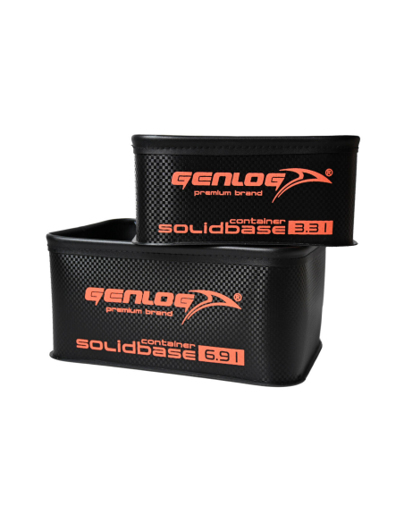 Zestaw 2 pojemników GENLOG EVA Solid Base Carbon 28x19x13+1 GENLOG - 1