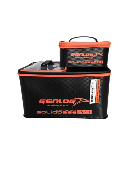 Zestaw 5 pojemników GENLOG EVA Solid Base Carbon 41x26x20+4 GENLOG - 4