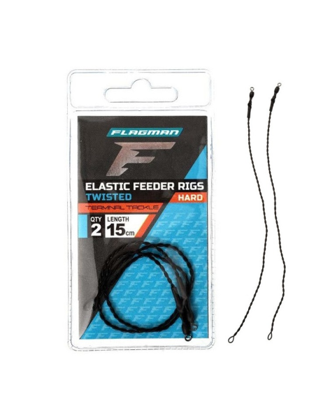 Amortyzatory Flagman Elastic Twisted Feeder Rigs 15cm FLAGMAN - 1 Amortyzatory Flagman Elastic Twisted Feeder Rigs 15cm FLAGMAN - 1