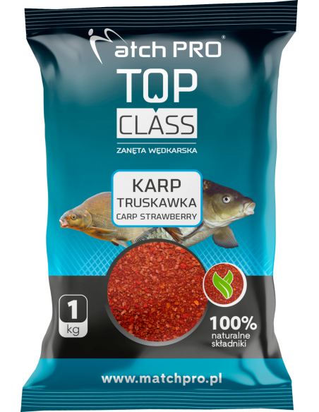 Zanęta TOP CLASS KARP TRUSKAWKA MatchPro 1kg MatchPRO - 1 Zanęta TOP CLASS KARP TRUSKAWKA MatchPro 1kg MatchPRO - 1