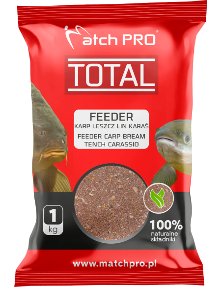 Zanęta TOTAL FEEDER KARP LESZCZ LIN MatchPro 1kg MatchPRO - 1 Zanęta TOTAL FEEDER KARP LESZCZ LIN MatchPro 1kg MatchPRO - 1