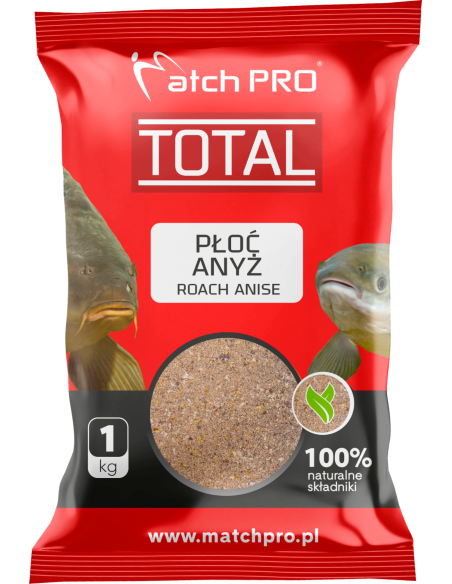 Zanęta TOTAL PŁOĆ ANYŻ MatchPro 1kg MatchPRO - 1 Zanęta TOTAL PŁOĆ ANYŻ MatchPro 1kg MatchPRO - 1