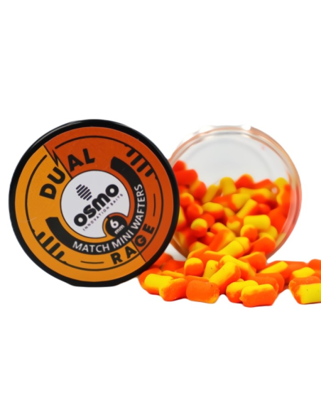 OSMO Match Mini Dual Wafters - Rage 6mm OSMO INNOVATION BAITS - 1 OSMO Match Mini Dual Wafters - Rage 6mm OSMO INNOVATION BAITS - 1