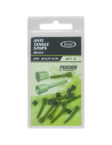 STOPER LORPIO POZYCJONER SKRĘTKI HEAVY ZIELONY ŻYŁKA 0,24-030mm 8szt Lorpio - 1