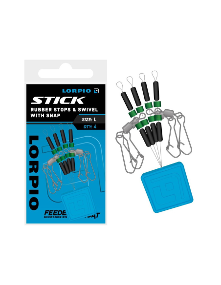 Stopery Lorpio STICK z agrafką i krętlikiem Lorpio - 1