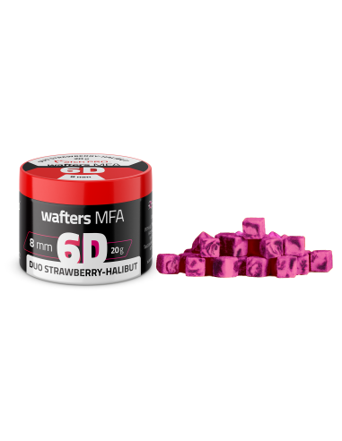 Przynęta MatchPro 6D MFA Wafters Halibut Truskawka 8mm MatchPRO - 1