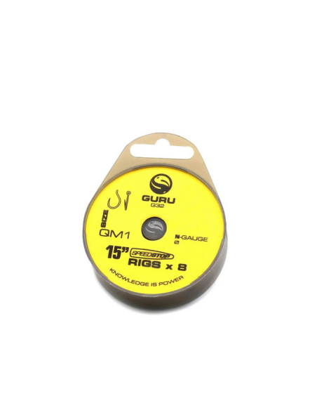Przypony Guru QM1 Rig Speed Stop  38cm nr - 12 / 0,19mm GURU - 2