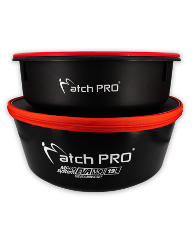 Zestaw MatchPro MPRO System EVA DO Zanęty i Pelletu Miska + Sito + Pojemnik 19l  - 2