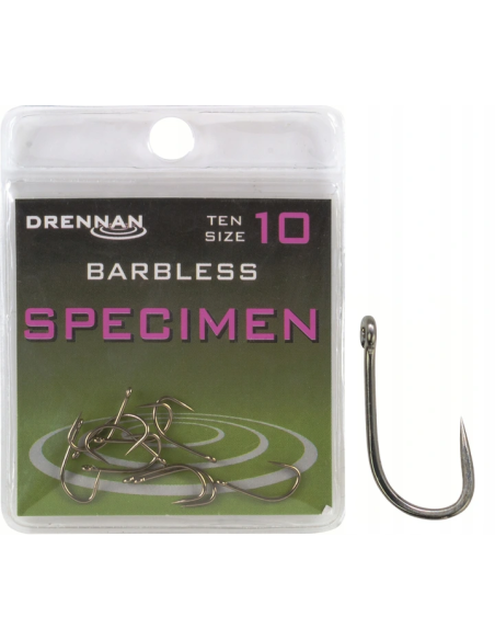 haczyki DRENNAN Specimen Barbless 10szt  NR.6