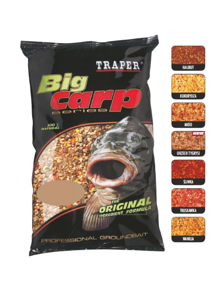 Zanęta Traper Big Carp Orzech Tygrysi 1kg TRAPER - 1 Zanęta Traper Big Carp Orzech Tygrysi 1kg TRAPER - 1