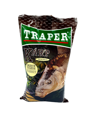 Zanęta Traper Sekret Karp Orzech Tygrysi 1kg TRAPER - 1