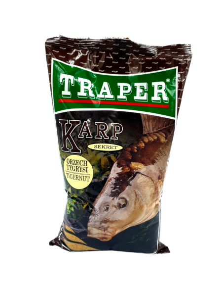 Zanęta Traper Sekret Karp Orzech Tygrysi 1kg TRAPER - 1 Zanęta Traper Sekret Karp Orzech Tygrysi 1kg TRAPER - 1