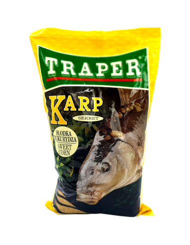 Zanęta Sekret Karp Słodka Kukurydza 1kg TRAPER - 1