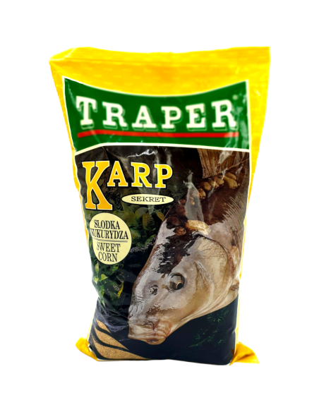 Zanęta Sekret Karp Słodka Kukurydza 1kg TRAPER - 1 Zanęta Sekret Karp Słodka Kukurydza 1kg TRAPER - 1