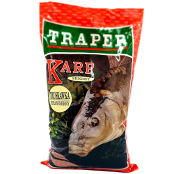 Zanęta Sekret Karp Truskawka 1kg TRAPER - 1