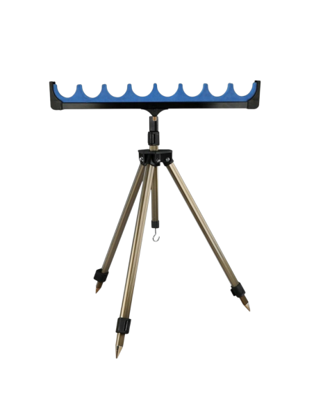 ZESTAW TRÓJNÓG + GRZEBIEŃ PODPÓRKA NA 8 WĘDEK  - 1