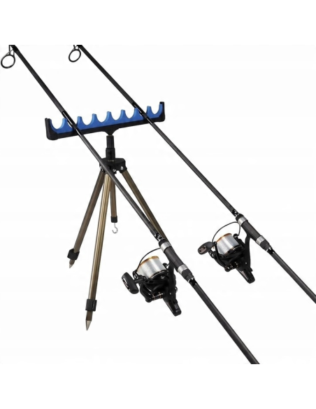 ZESTAW TRÓJNÓG + GRZEBIEŃ PODPÓRKA NA 8 WĘDEK  - 2