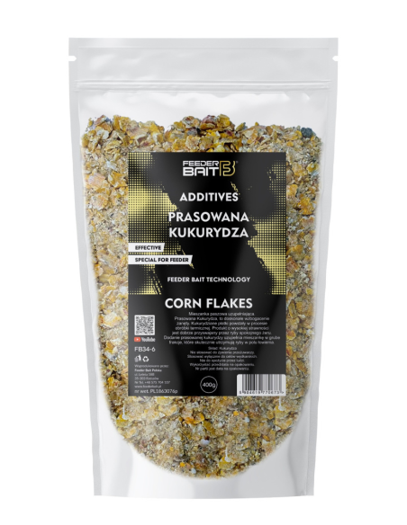 Dodatek do zanęt Feeder Bait - Prasowana Kukurydza 400g FEEDER BAIT - 1 Dodatek do zanęt Feeder Bait - Prasowana Kukurydza 400g FEEDER BAIT - 1