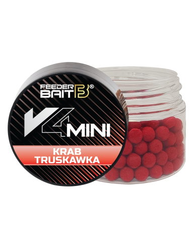 Wafters Feeder Bait V4 Mini - Krab & Truskawka 4mm FEEDER BAIT - 1