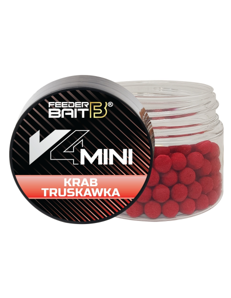 Wafters Feeder Bait V4 Mini - Krab & Truskawka 4mm FEEDER BAIT - 1