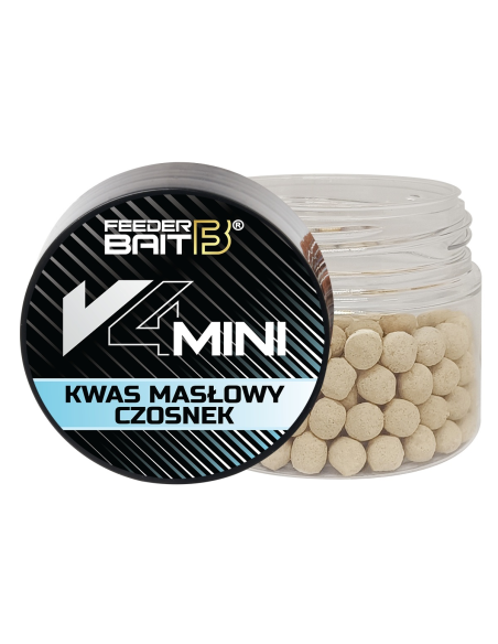 Wafters Feeder Bait V4 Mini - Kwas Masłowy & Czosnek  4mm FEEDER BAIT - 1