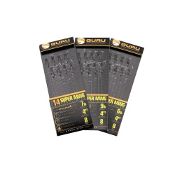 Przypony Guru Super MWG Rigs Z Speedstop 10cm - roz 12 / 0,19mm GURU - 1 2