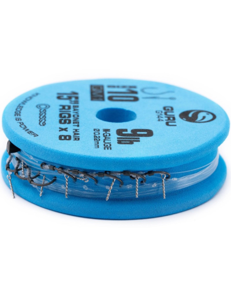 Przypony Guru QM1 with Bayonets (Z Bagnetem) 0.19mm 38cm - rozm 10 GURU - 1 Przypony Guru QM1 with Bayonets (Z Bagnetem) 0.19mm 38cm - rozm 10 GURU - 1