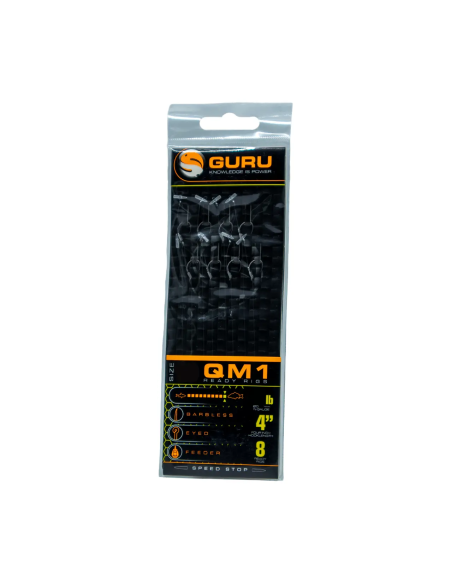 Przypony Guru QM1 Speed Stops 0.19mm 10cm - rozm 10 GURU - 3 Przypony Guru QM1 Speed Stops 0.19mm 10cm - rozm 10 GURU - 3