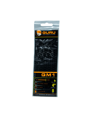 Przypony Guru QM1 Speed Stops 0.22mm 10cm - rozm 12 GURU - 3