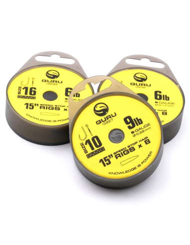 Przypony Guru Ready Rigs Super MWG with Speedstops 38cm – 10 // 0.25mm  - 2