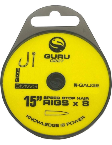 Przypony Guru Ready Rigs Super MWG with Speedstops 38cm – 14 // 0.19mm GURU - 3